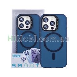 Накладка MagSafe Berlia Smooth Series iPhone 15 Pro Max Natural Blue