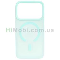 Накладка MagSafe CASE LAB Silicone Softy iPhone 17 Pro Biruza
