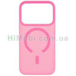Накладка MagSafe CASE LAB Silicone Softy iPhone 17 Pro Max Shine pink