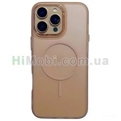 Накладка MagSafe TPU CASE LAB New color matte for Apple iPhone 15 Pro Brown