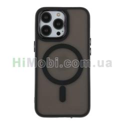Накладка MagSafe TPU+PC Space Magnetic Color iPhone 13 Pro Black
