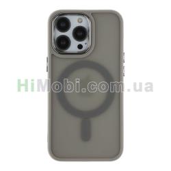Накладка MagSafe TPU+PC Space Magnetic Color iPhone 13 Pro Grey