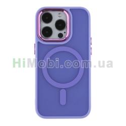 Накладка MagSafe TPU+PC Space Magnetic Color iPhone 14 Pro Max Purple