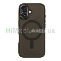 Накладка MagSafe TPU+PC Space Magnetic Color iPhone 16 Black