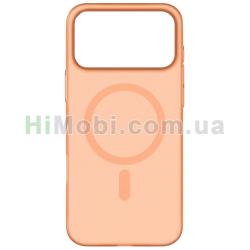 Накладка MagSafe Ultra thin plastic iPhone 17 Pro Orange