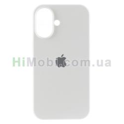Накладка Silicone Case Full iPhone 16 (09) White