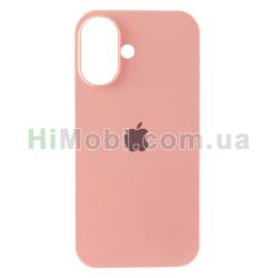 Накладка Silicone Case Full iPhone 16 (12) Pink