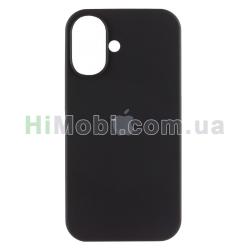 Накладка Silicone Case Full iPhone 16 (18) Black