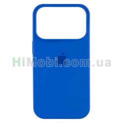 Накладка Silicone Case Full iPhone 17 Pro Max (03) Royal blue