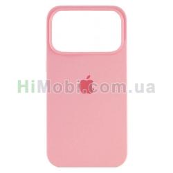 Накладка Silicone Case Full iPhone 17 Pro (06) Light pink