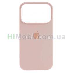 Накладка Silicone Case Full iPhone 17 Pro Max (19) Pink sand