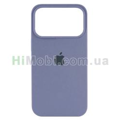Накладка Silicone Case Full iPhone 17 Pro Max (28) Lavender grey
