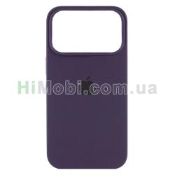 Накладка Silicone Case Full iPhone 17 Pro Max (30) Berry purple