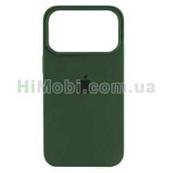 Накладка Silicone Case Full iPhone 17 Pro (54) Atrovirens