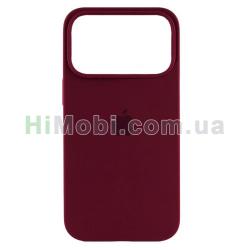 Накладка Silicone Case Full iPhone 17 Pro (66) Plum
