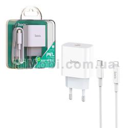 МЗП Hoco 2в1 Type-C to Lightning C76A Plus PD20W білий