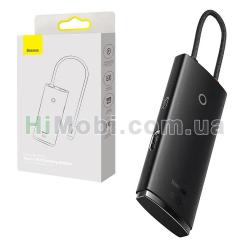 USB HUB Baseus AirJoy 5в1 Type-C/ HDMI+PD+3USB 3.0 Black