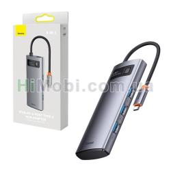 USB HUB Baseus Starjoy 4в1 Type-C/ 4USB 3.0 Gray