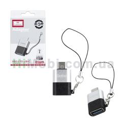 OTG перехідник Earldom ET-OT72 Type-C 3.0 чорний