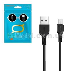 USB кабель Tornado TX11 Micro USB 2.4A 1.0m чорний