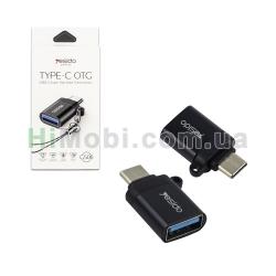 OTG перехідник Yesido GS06 Type-C 3.0 метал чорний