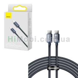 PD кабель Baseus Crystal Shine Series Type-C 100W 2.0m Black