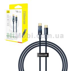 PD кабель Baseus Explorer Charging Cable Type-C 100W з автоматичним вимкненням 1.0m Blue