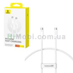 PD кабель Baseus Superior Series 2 Fast Charging P10365200211 Type-C 100W 1.0m White