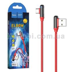 USB кабель Hoco U77 Type-C 3А 1.2m червоний