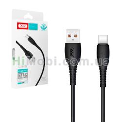 USB кабель XO NB-P163 2.4A Type-C чорний