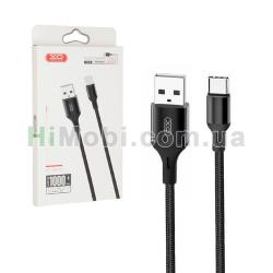 USB кабель XO NB143 Type-C чорний