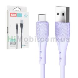 USB кабель XO NB159 Type-C фіолетовий