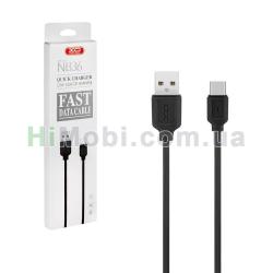 USB кабель XO NB36 Type-C чорний