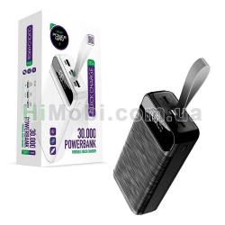 Зовнішній акумулятор (power bank) WAY QC30 30000mAh чорний