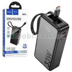 Зовнішній акумулятор (power bank) Hoco Q27A PD33W 10000mAh чорний