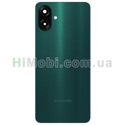 Задня кришка Samsung A075 Galaxy A07 4G Dark Green + скло камери оригінал