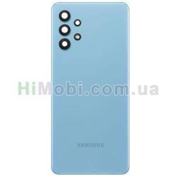 Задня кришка Samsung A325 Galaxy A32 4G Awesome Blue + скло камери