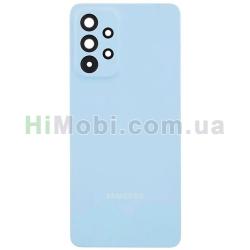 Задня кришка Samsung A336 Galaxy A33 5G блакитний + скло камери