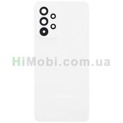 Задня кришка Samsung A336 Galaxy A33 5G бiлий + скло камери оригінал