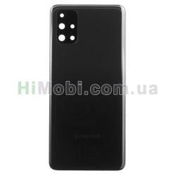 Задня кришка Samsung M317 Galaxy M31s Mirage Black + скло камери оригiнал
