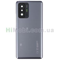Задня кришка Xiaomi 11T/ 11T Pro Meteorite Gray + скло камери оригінал