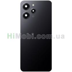 Задня кришка Xiaomi Redmi 12 Midnight Black + скло камери оригiнал