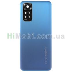 Задня кришка Xiaomi Redmi Note 11/ 11S Twilight Blue + cкло камери оригiнал