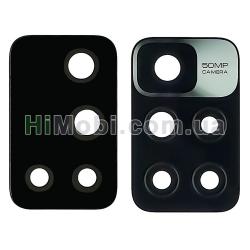Скло камери Xiaomi Redmi 10/ 10 2022/ 10 Prime/ 10 Prime 2022 чорне