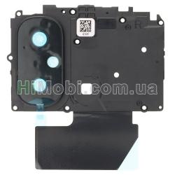 Скло камери Xiaomi Redmi 12C з рамкою чорне