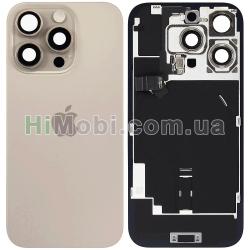 Задня кришка iPhone 16 Pro Desert Titanium оригінал знятий з телефона