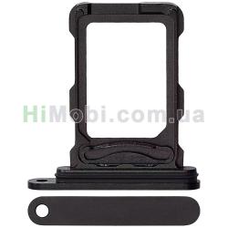Тримач Sim-карти iPhone 16 Pro/ 16 Pro Max Black Titanium на 1 Sim