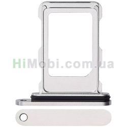 Тримач Sim-карти iPhone 16 Pro/ 16 Pro Max White Titanium на 1 Sim