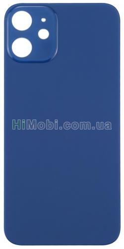 Задня кришка iPhone 12 Blue з великим отвором під камеру оригінал