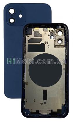 Корпус iPhone 12 Blue (металева рамка/ корпус)